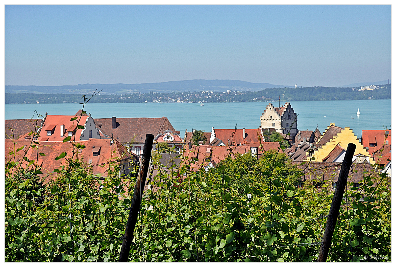 Meersburger Blick auf den Bodensee