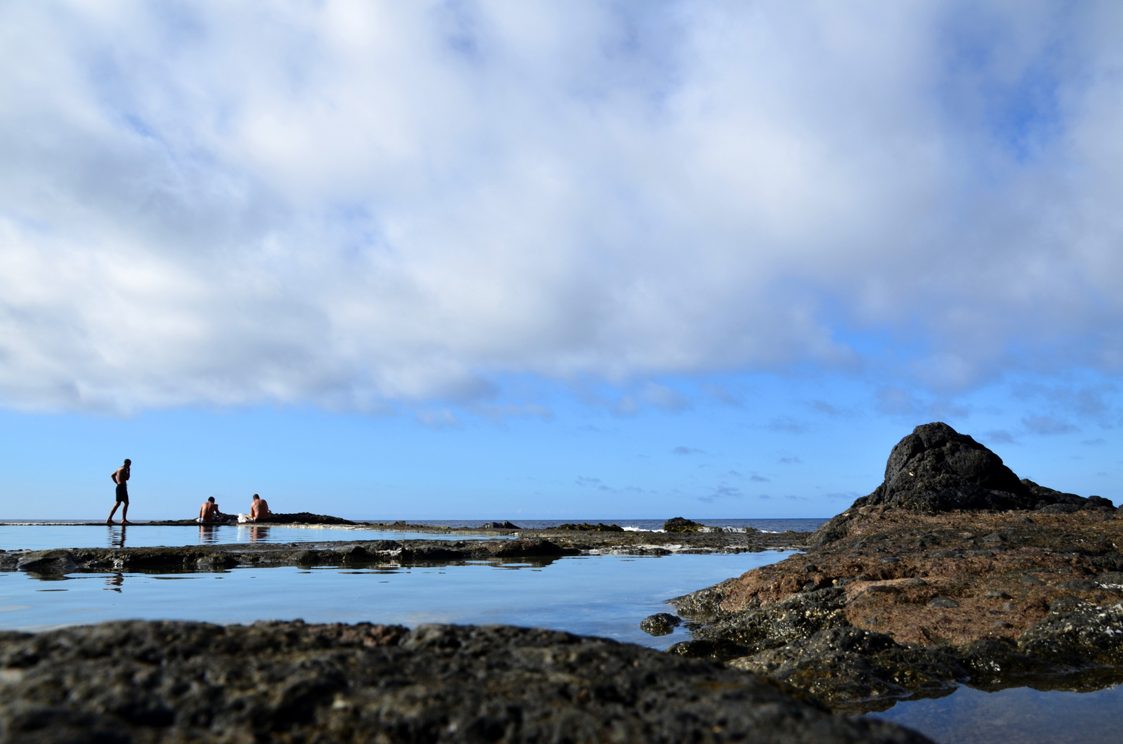 Meerwasserbecken in Hermigua