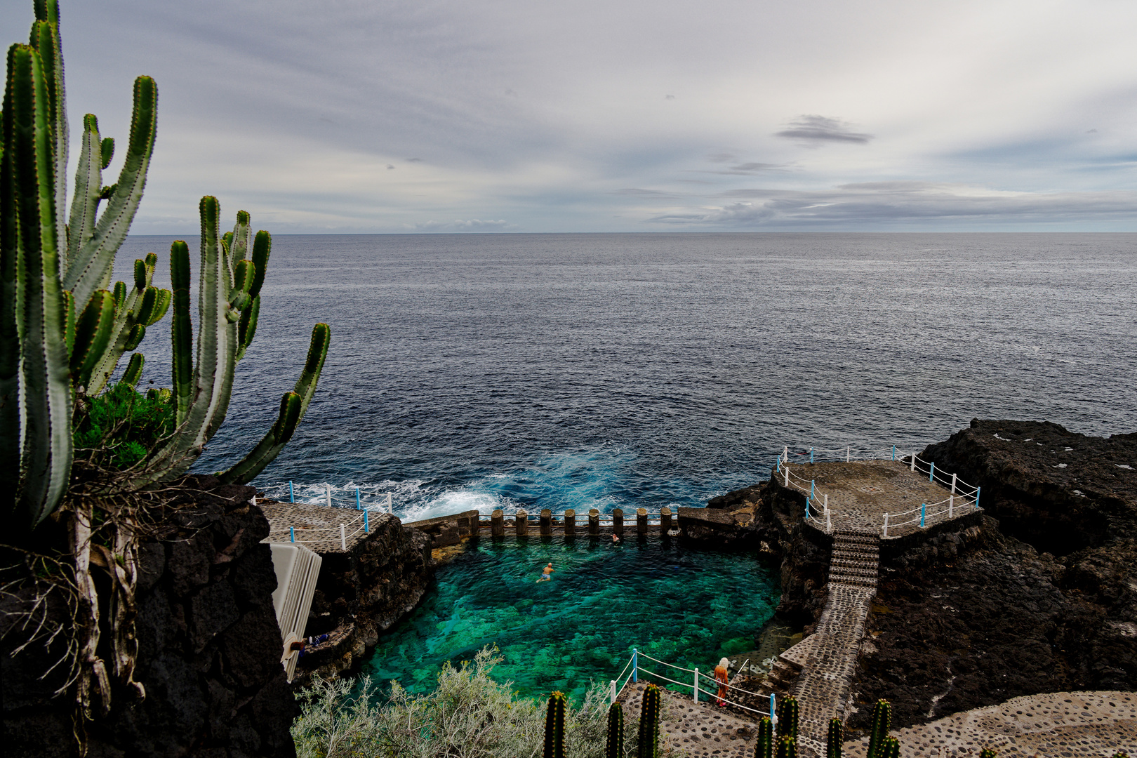 Meerwasserschwimmbad El Charco Azul,  La Palma