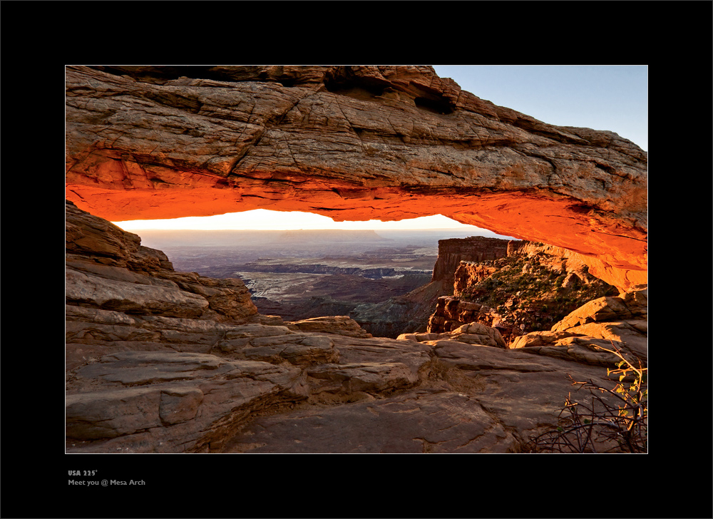 Meet you @ Mesa Arch ...