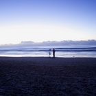 Meeting a Ghost on a frozen Beach