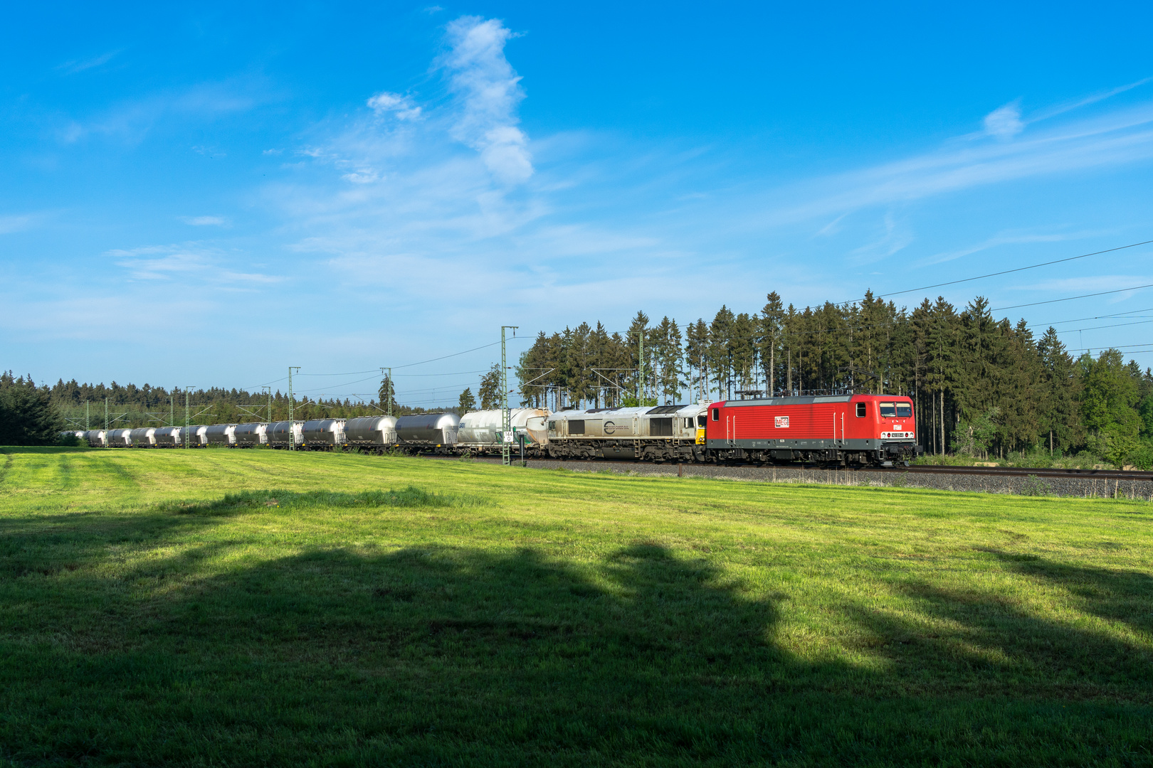 MEG- Leerzementzug im Vogtland unterwegs!