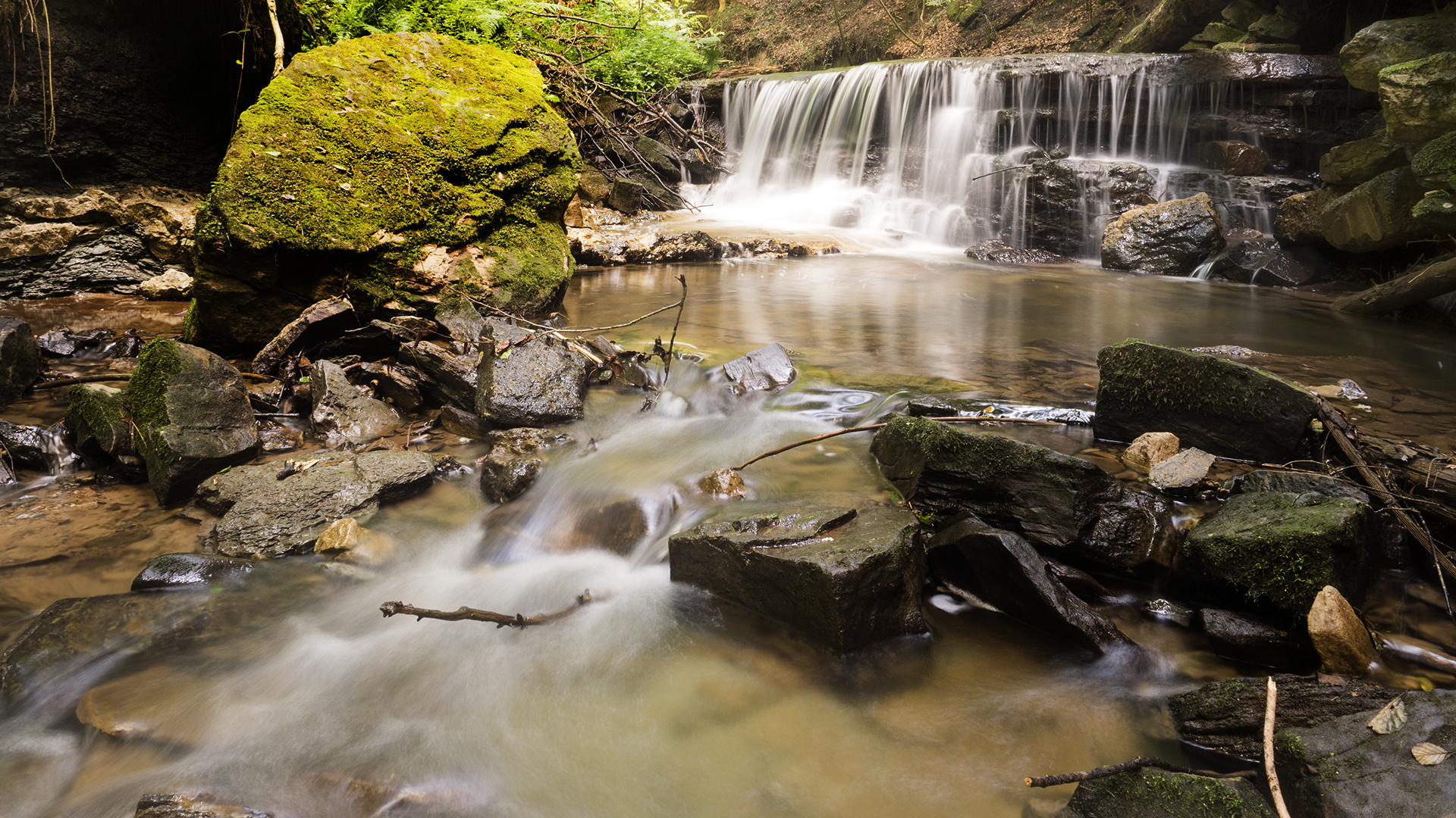 Mega Wasserfall in Deutschland