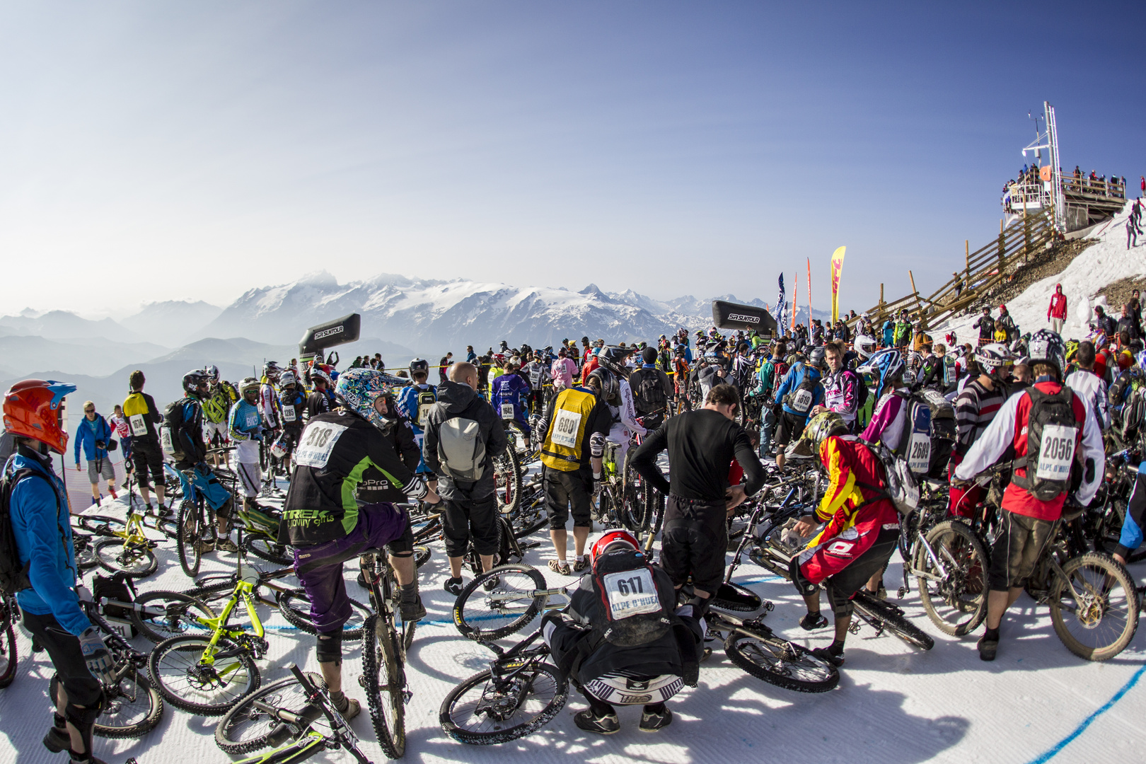 Megavalanche Frankreich Massenstart