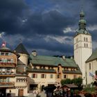 Megève sous l'orage