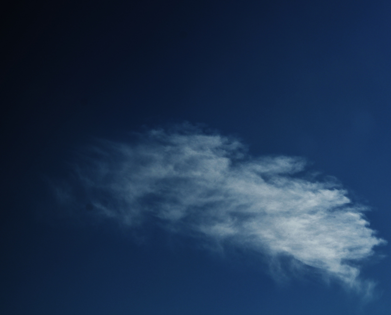 Mehr blauer Himmel als weisse Wolken