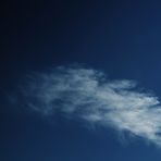 Mehr blauer Himmel als weisse Wolken