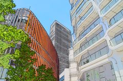 mehrere Hochhäuser in Frankfurt/M. - Einkauf, Geschäftshaus u. Grand Tower
