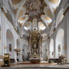 Mei "Blick zum Chor " in  der Stadtpfarrkirche Mariä Himmelfahrt (Deggendorf) 