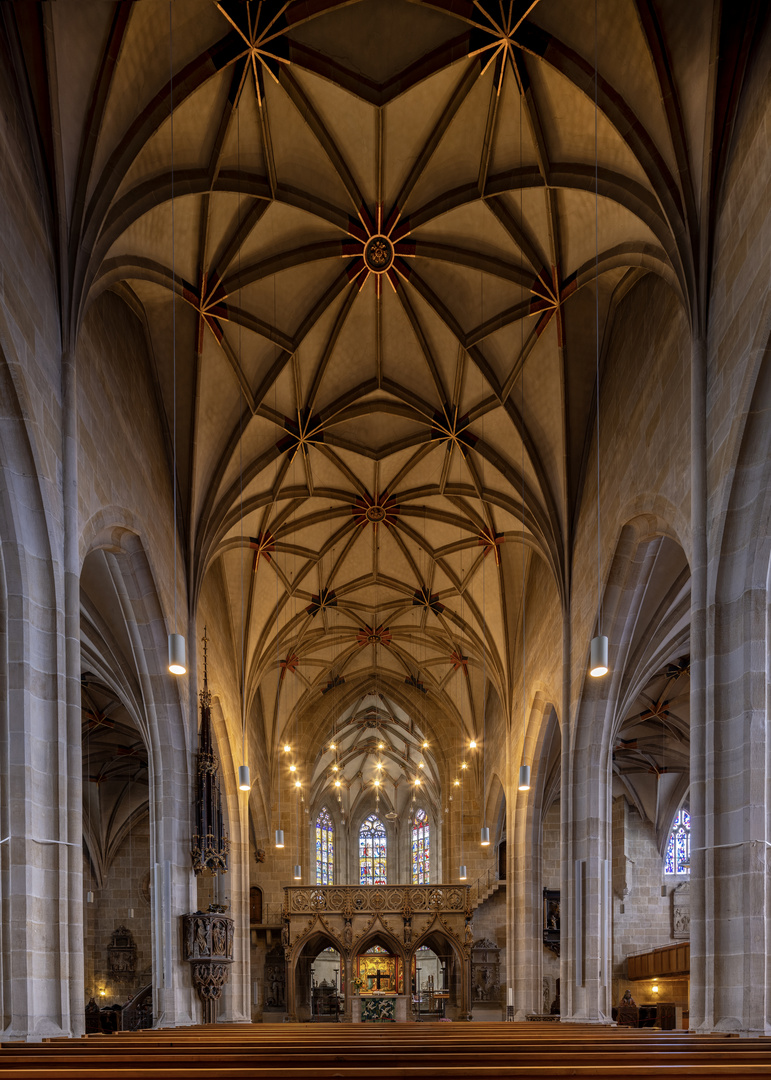  Mei "Blick zum Chor" in der  Stifskirche St.Georg Tübingen