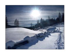 ...mei heitige Schneeschuhwanderung