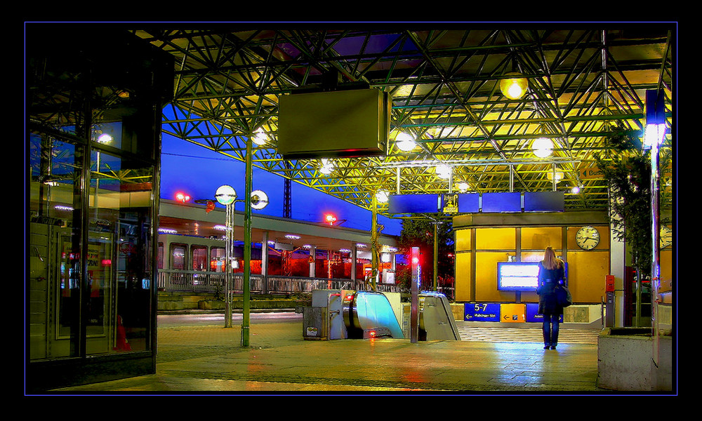 Mein 2. HDR: wieder Bahnhof Waiblingen