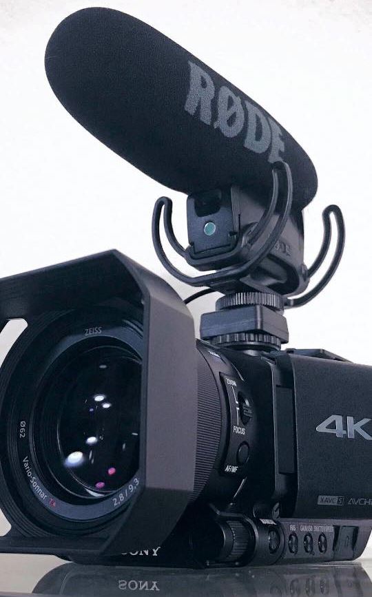 Mein 4K Sony Camcorder mal in Szene gesetzt