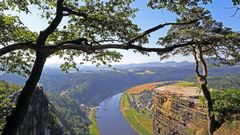 Mein Abschied von dieser herrlichen Sicht von der Bastei...