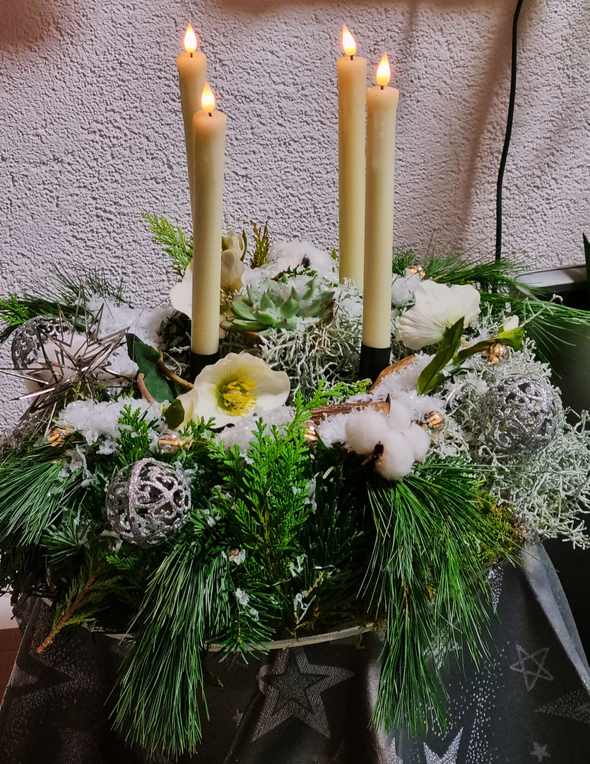 Mein Adventskranz, selbstgemacht