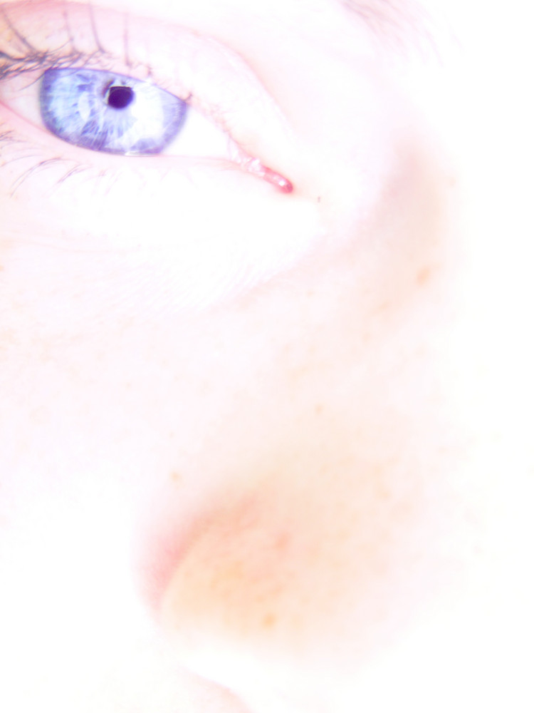 Mein Auge, so blau !