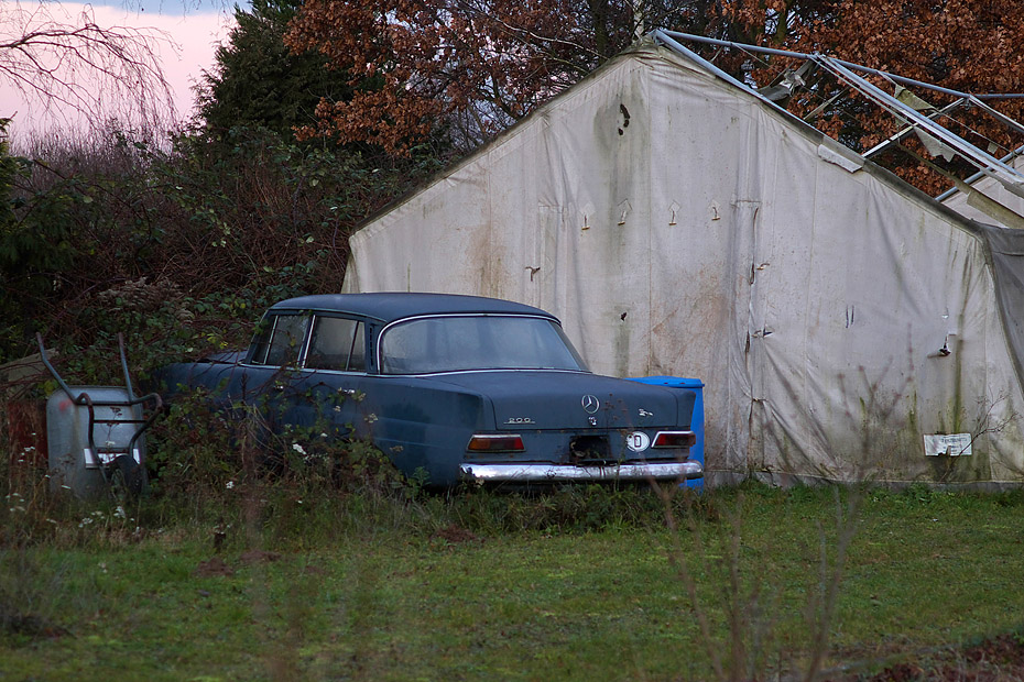 Mein Auto, mein Haus, meine Schubkarre.