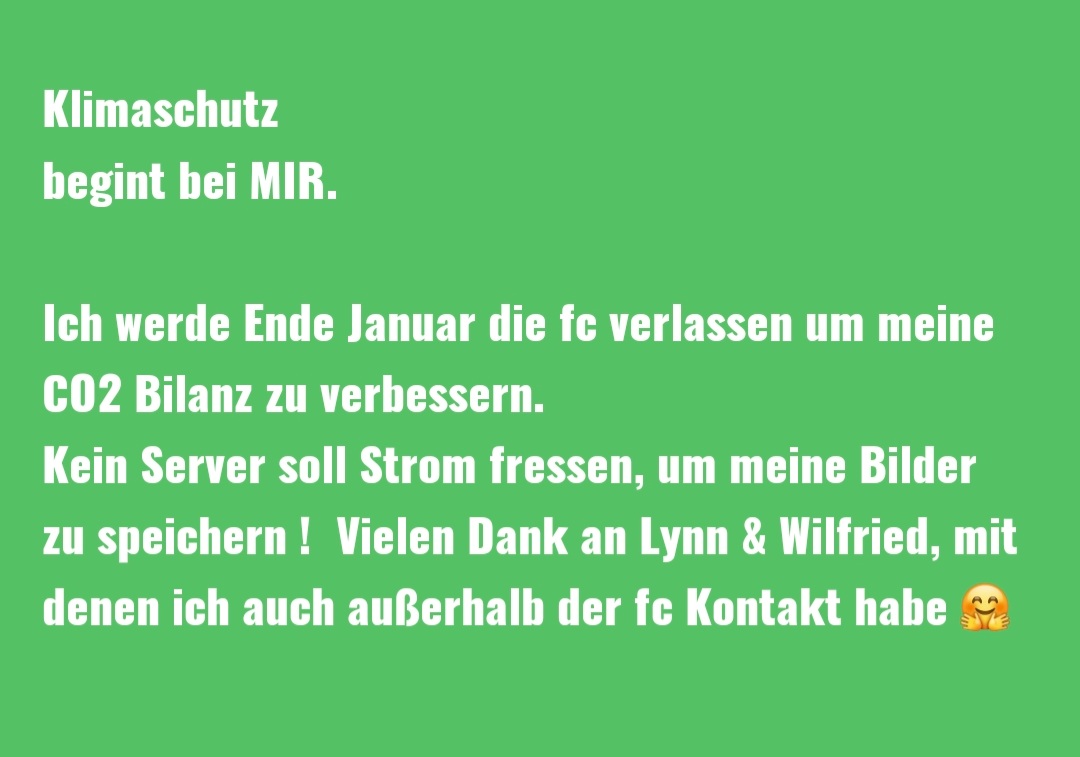 Mein Beitrag zum Klimaschutz.