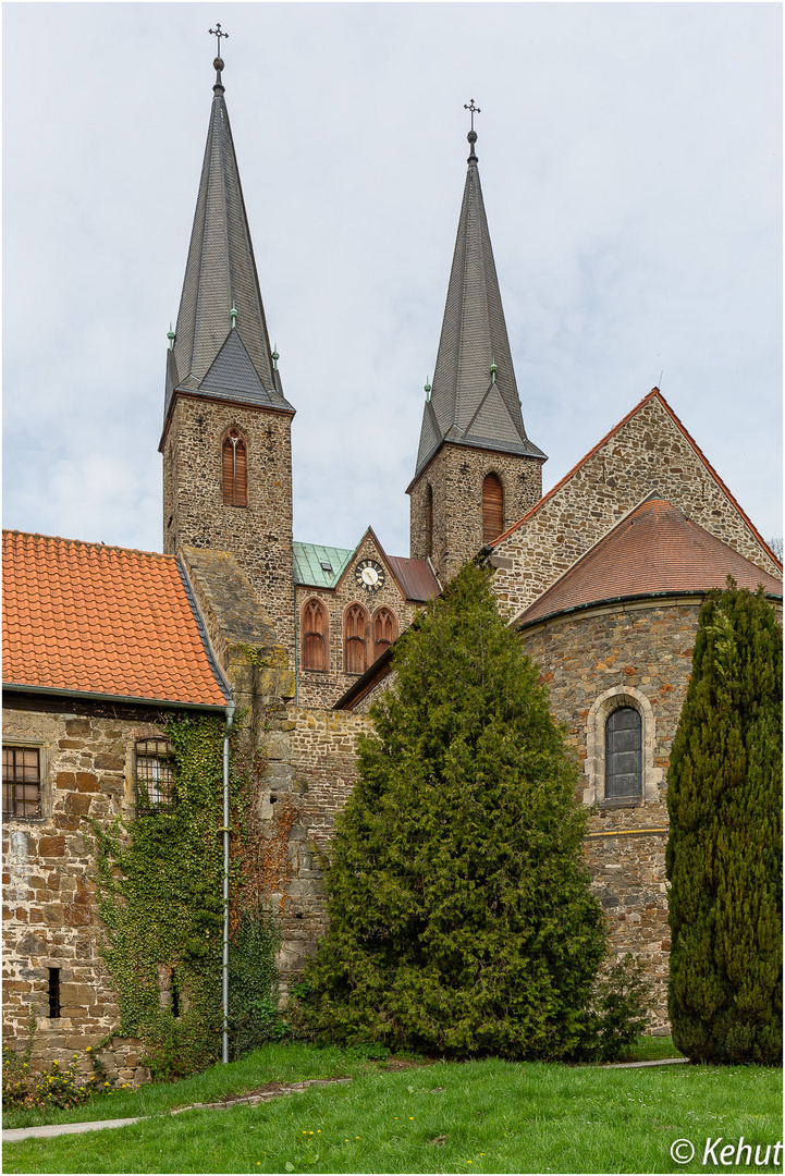 Mein Blick auf die Klosterkirche Hillersleben