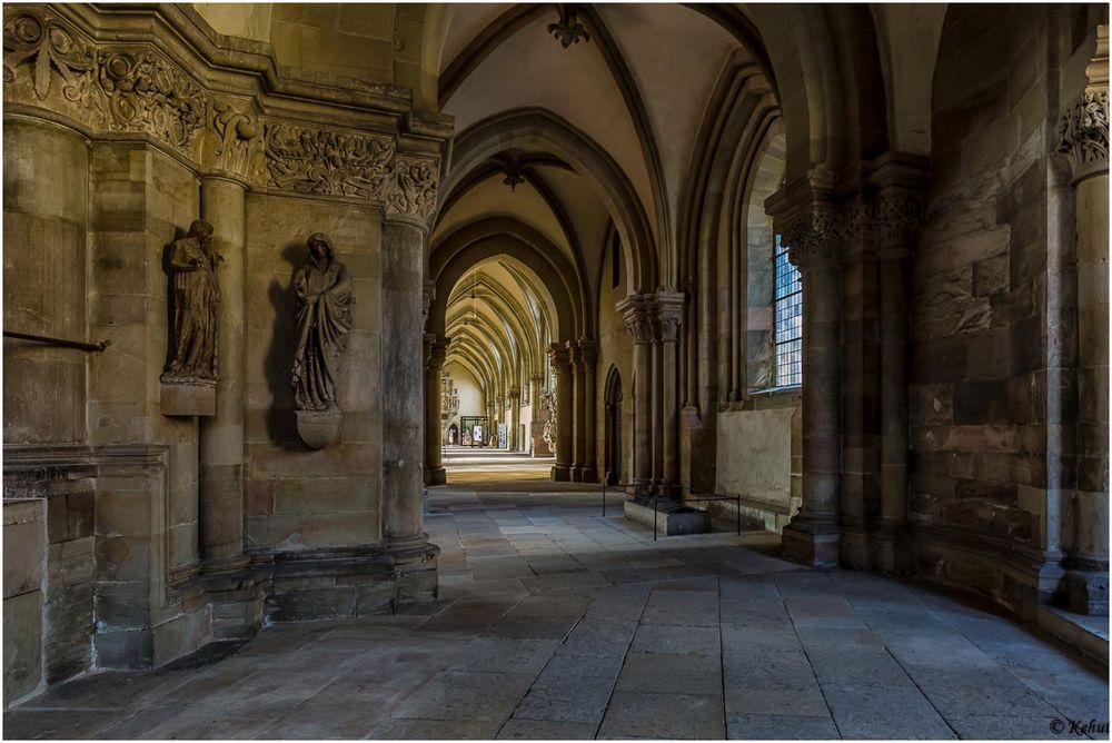 Mein Blick aus dem nördlichen Chorumgang Dom St. Mauritius und St. Katharine