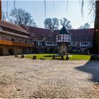 Mein Blick in den Innenhof der Wasserburg Westerburg