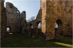 Mein Blick in der Ruine Stiftskirche St. Marien