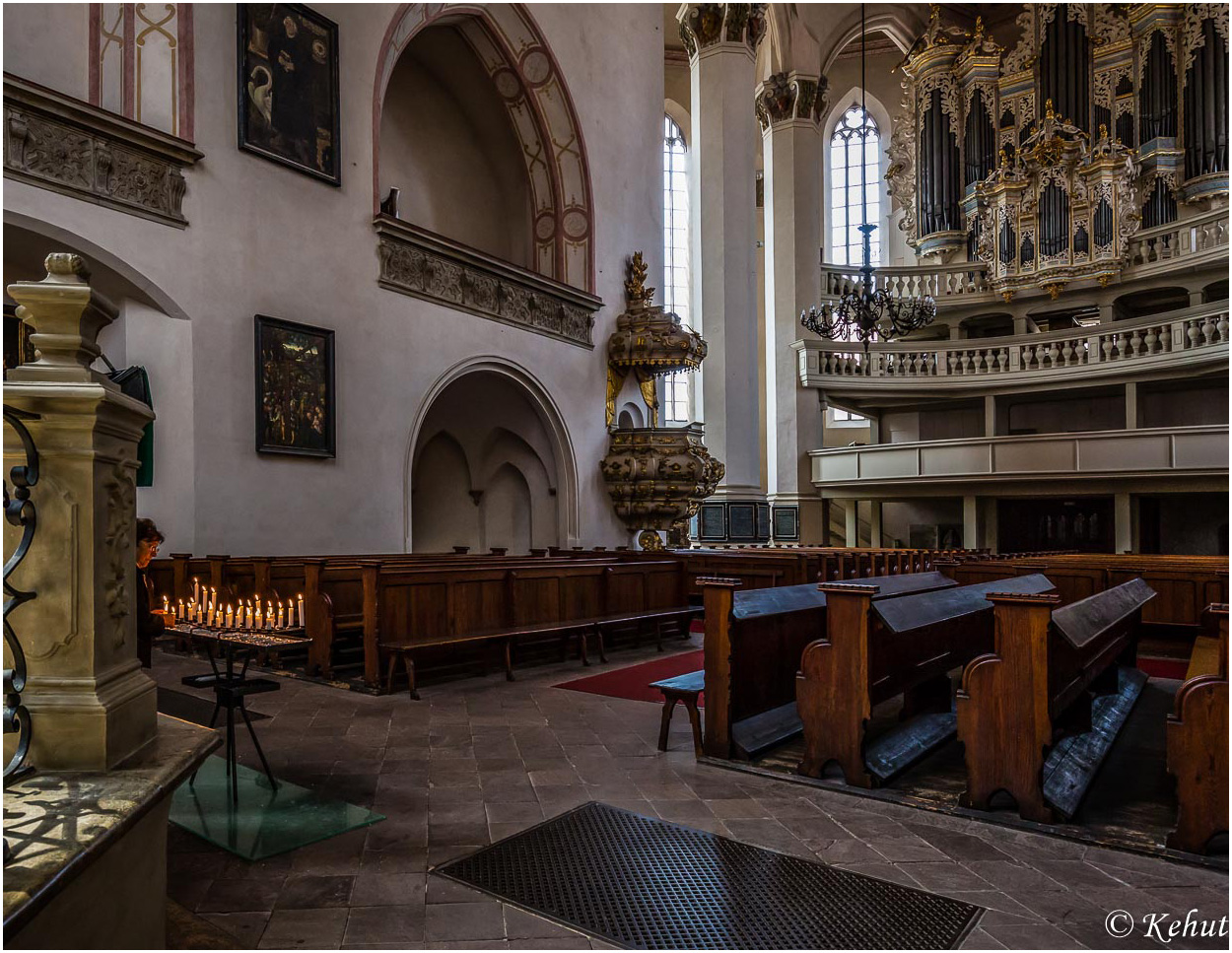 Mein Blick in die Wenzelskirche