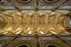 Mein "Blick nach Oben " im Langhaus der Klosterkirche Ebrach