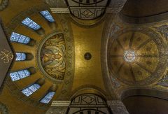 Mein "Blick nach Oben " in der Erlöserkirche (Bad Homburg) 