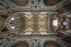 Mein "Blick nach oben" in der Jesuitenkirche (Mannheim)