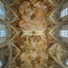 Mein "Blick nach Oben " in der Wallfahrtskirche Birnau (Bodensee)