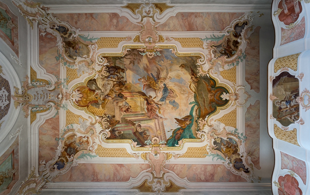 Mein "Blick nach Oben " in der Wallfahrtskirche Maria Schray