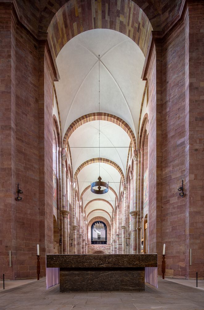  "Mein Blick nach Westen " im Speyerer Dom