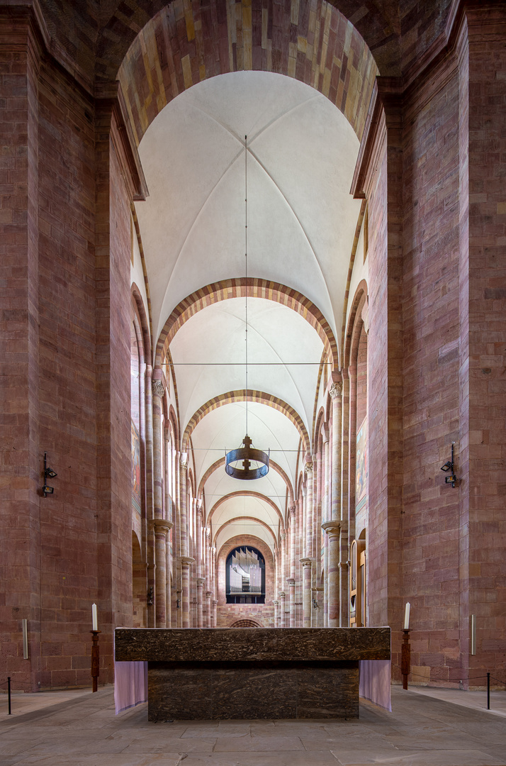  "Mein Blick nach Westen " im Speyerer Dom