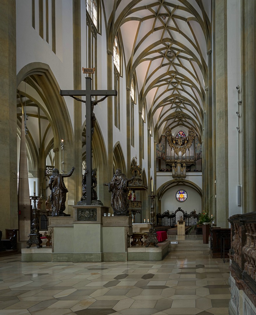 Mein "Blick nach Westen" in der  in der Kirche St. Ulrich und Afra (Augsburg)