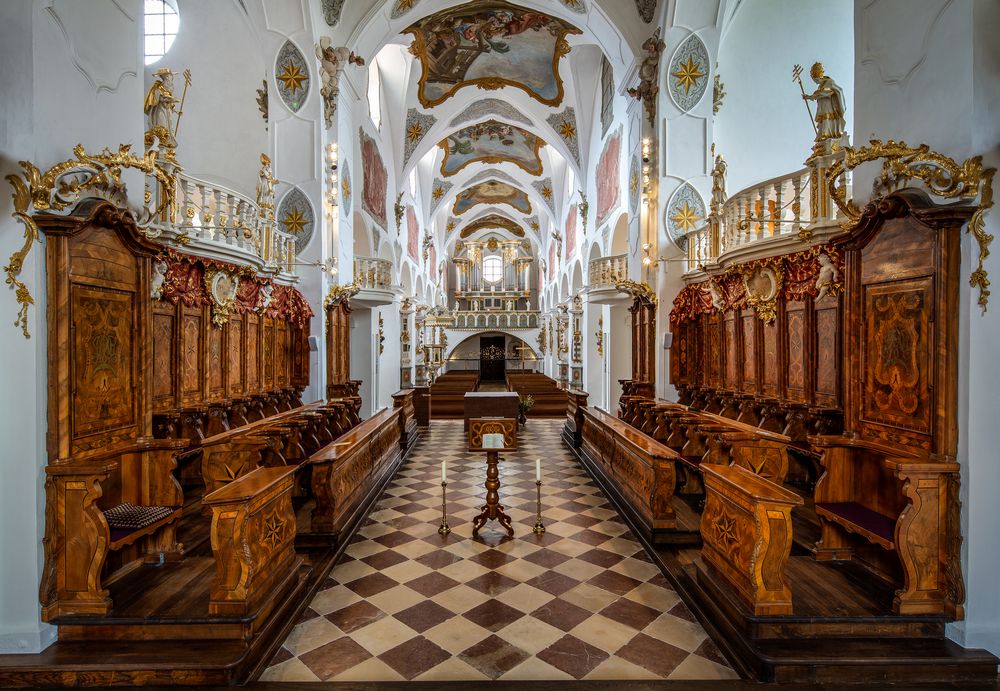  Mein "Blick nach Westen" in der Klosterkirche Windberg
