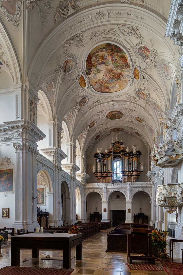 Mein "Blick nach Westen "in der Schönenbergkirche Ellwangen