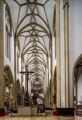 Mein "Blick nach westen" in der Stadtpfarrkirche St.Ulrich und Afra Augsburg