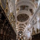 Mein "Blick nach Westen" in der Stiftsbasilika Waldsassen 