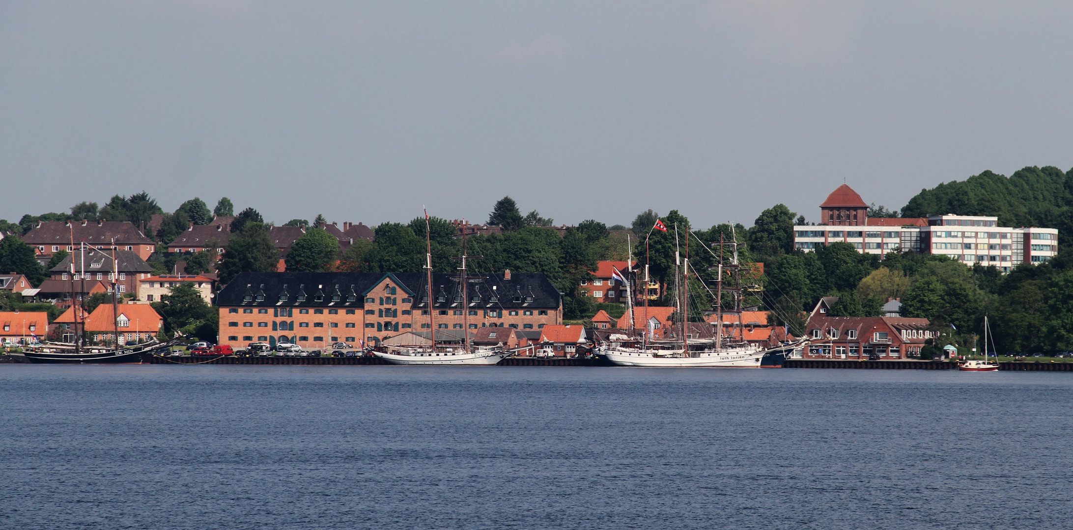 Mein Blick von der Freya ... auf Kiel Holtenau !