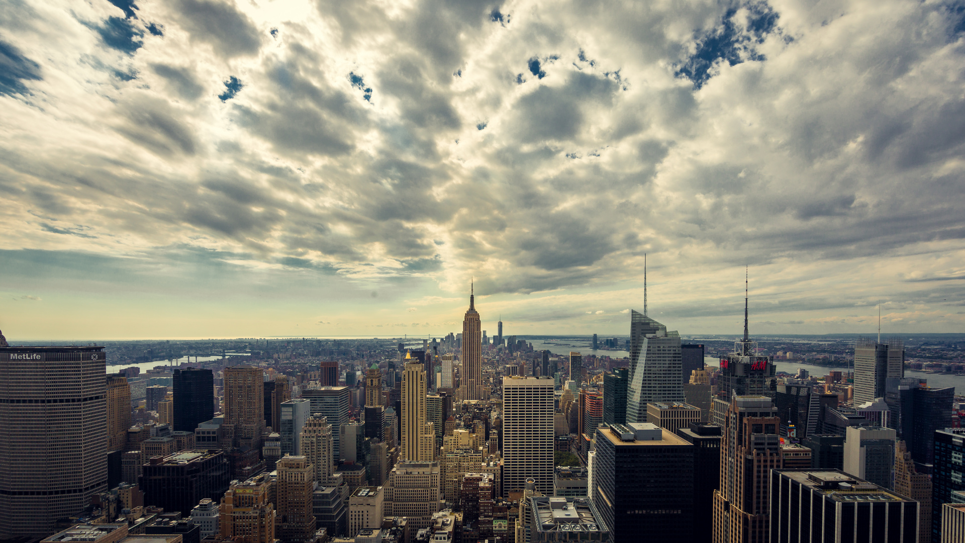 Mein Blick von Top of the Rock