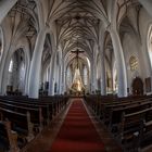 Mein Blick zum Altar durch das Fisheye 