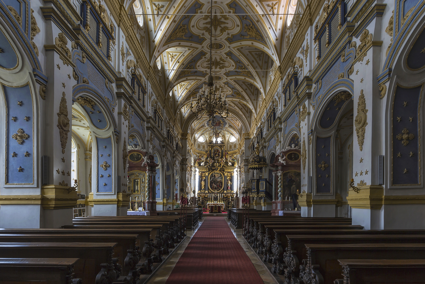 Mein Blick zum Altar in der Klosterkirche Niederschönenfeld