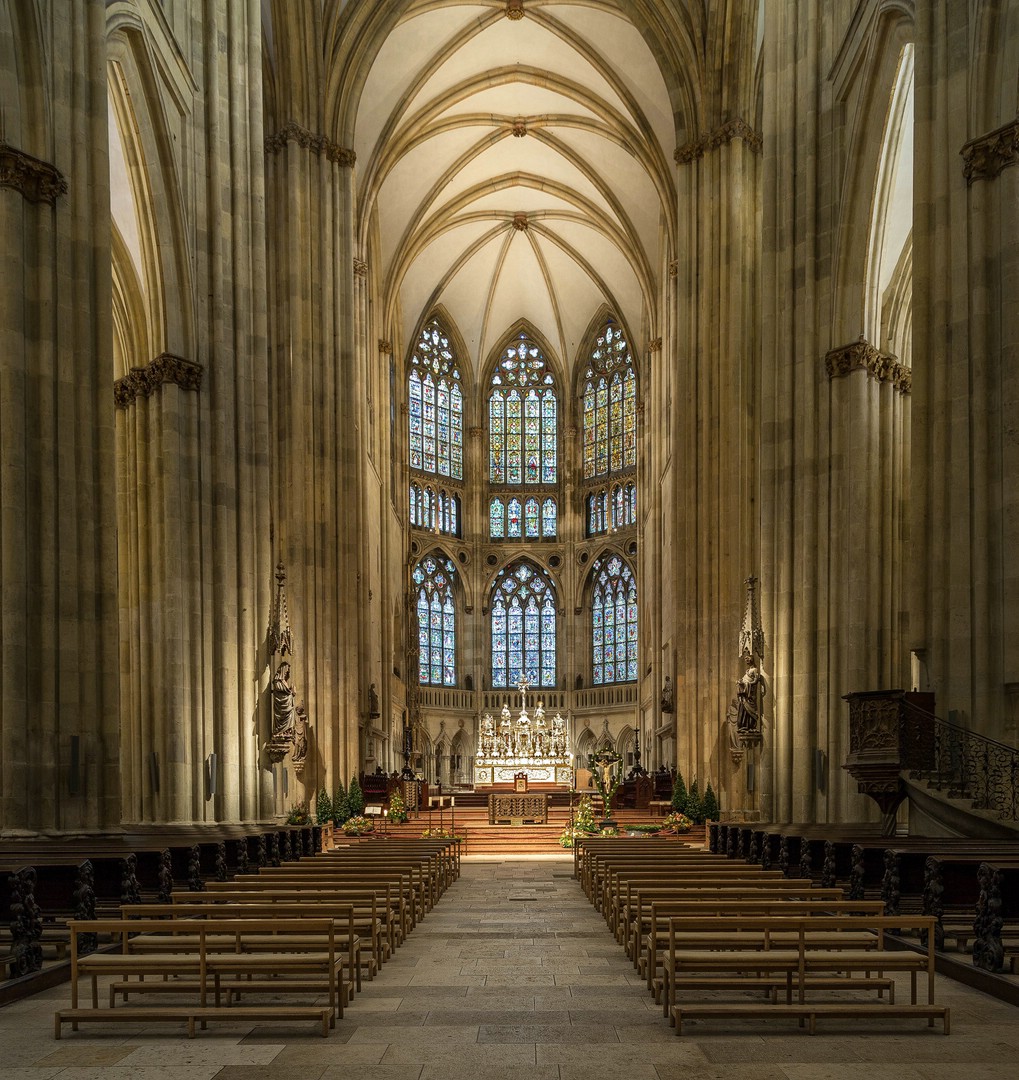 Mein "Blick zum Chor " im Dom St. Peter (Regensburg)