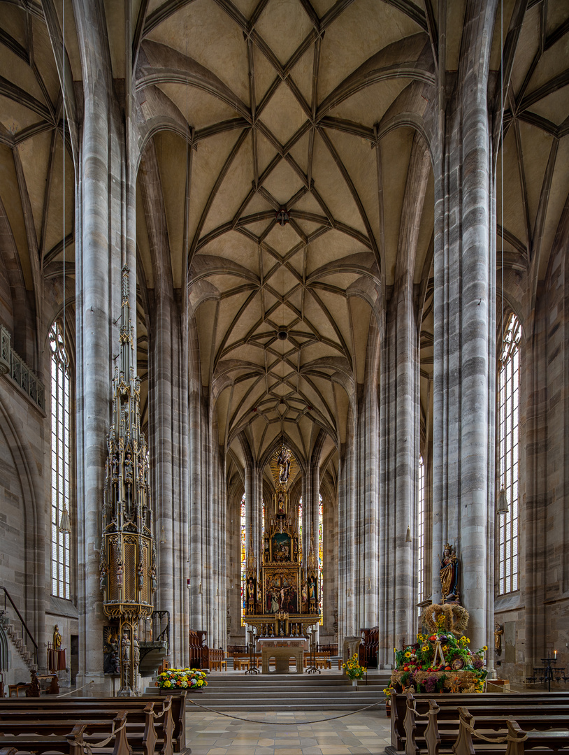  Mein "Blick zum Chor" im Münster St. Georg (Dinkelsbühl)