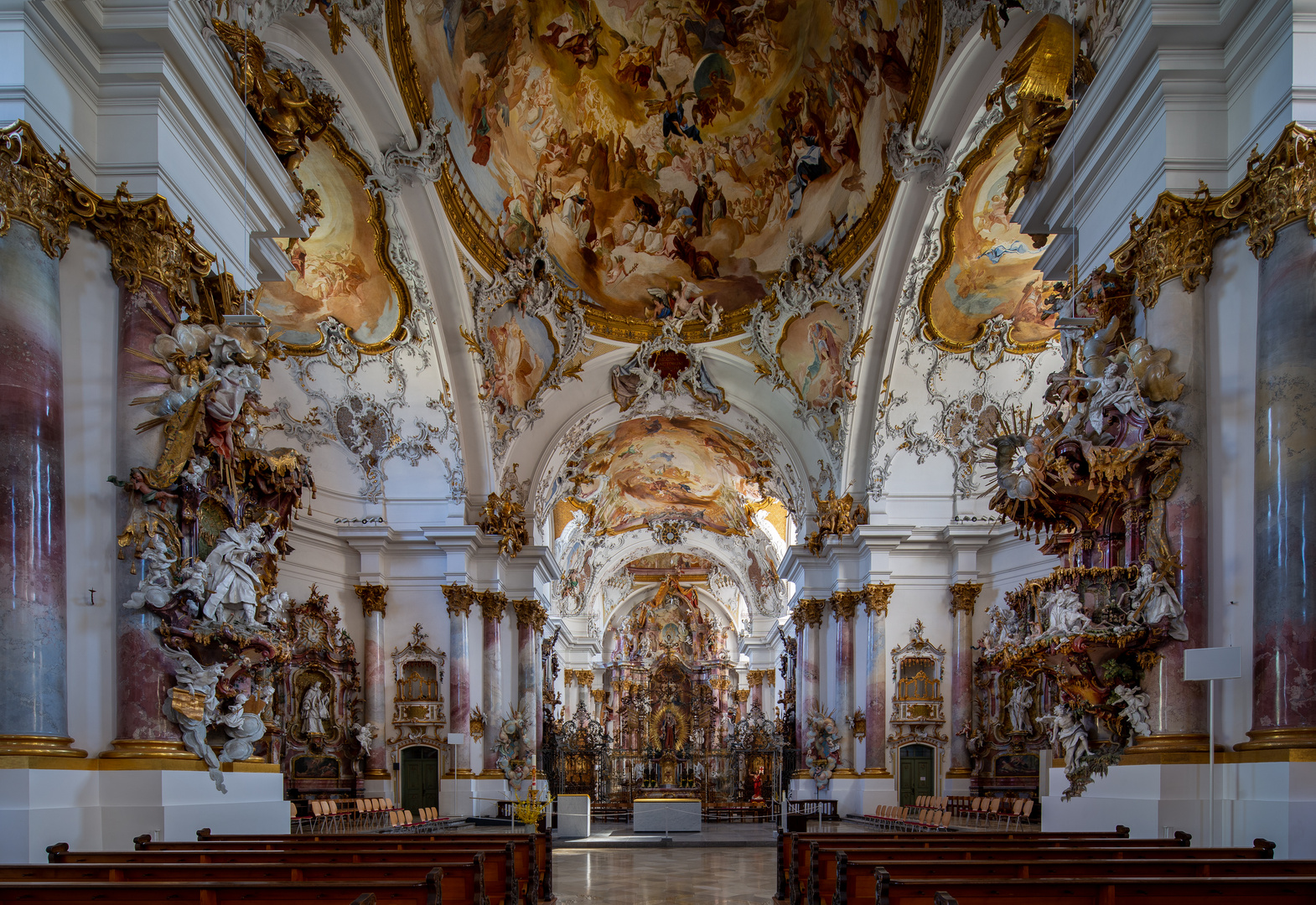 Mein "Blick zum Chor" im Münster Zwiefalten