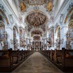 Mein "Blick zum Chor" in der  Basilika St. Alexander und St. Theodor (Ottobeuren)