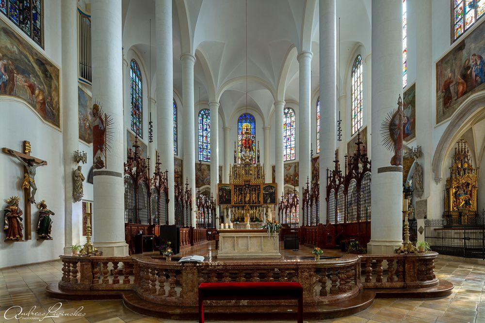  Mein "Blick zum Chor" in der Basilika St.Jakob Straubing