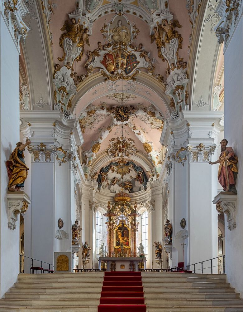 Mein "Blick zum Chor" in der Basilika St.Vitus Ellwangen