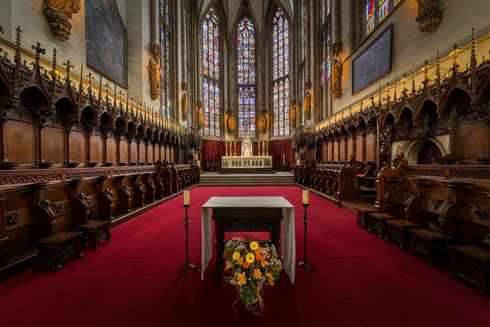 Mein "Blick zum Chor" in der Kirche Saint Thiébaut (Thann)